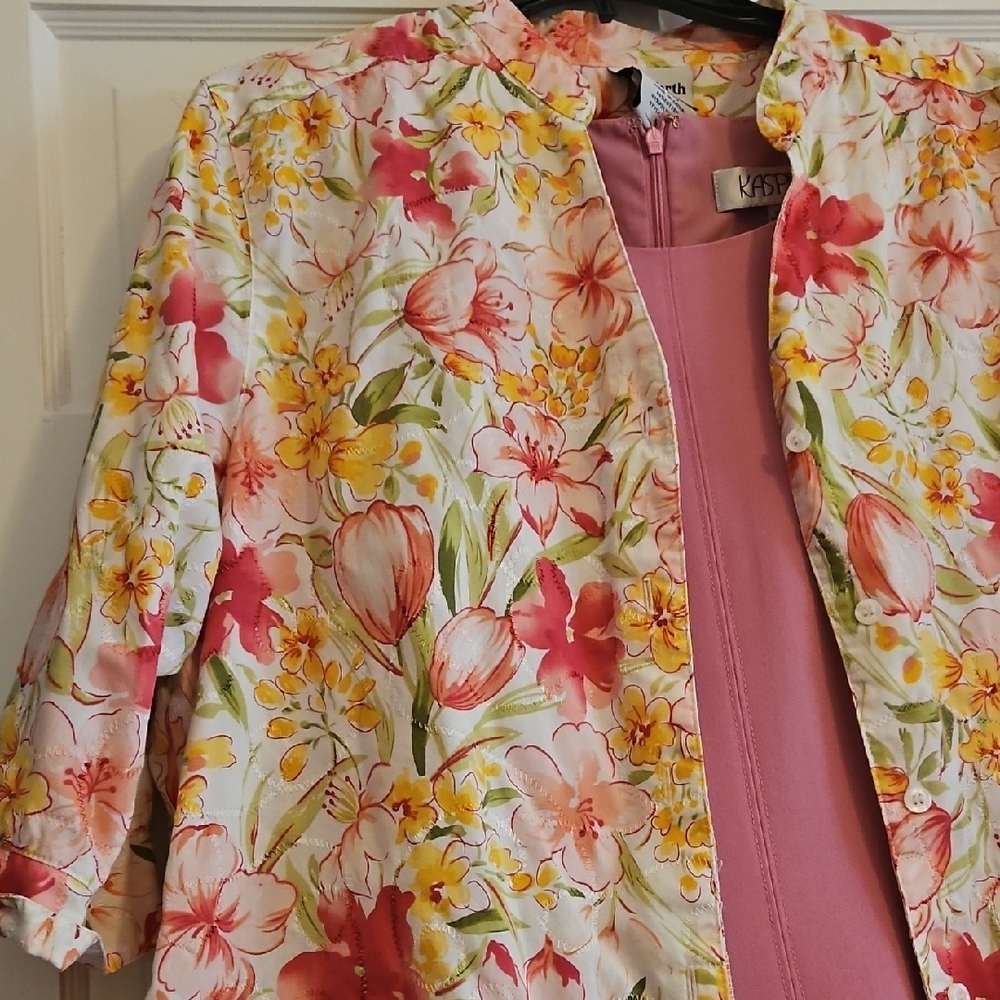 Bon Worth Floral Blouse - Pink, Yellow, Green - Picture 5 of 6